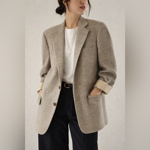 Ralph Lauren Other - Ralph Lauren Beige Plaid Sport Coat Blazer